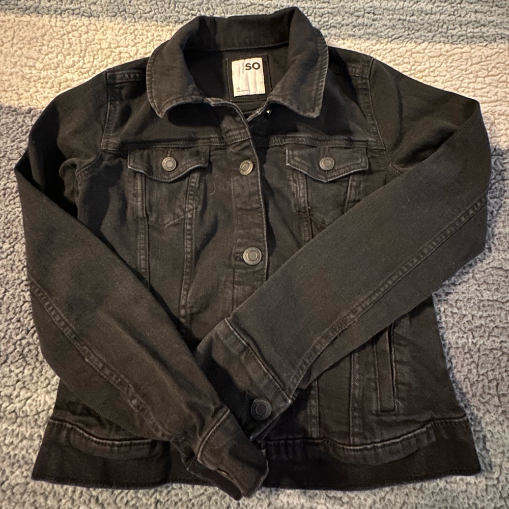 SO Kids Charcoal Jean Jacket